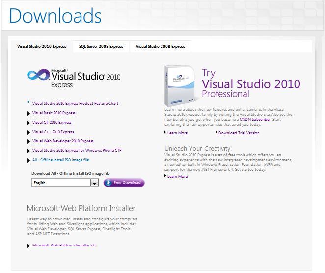 Visual Studio 2010